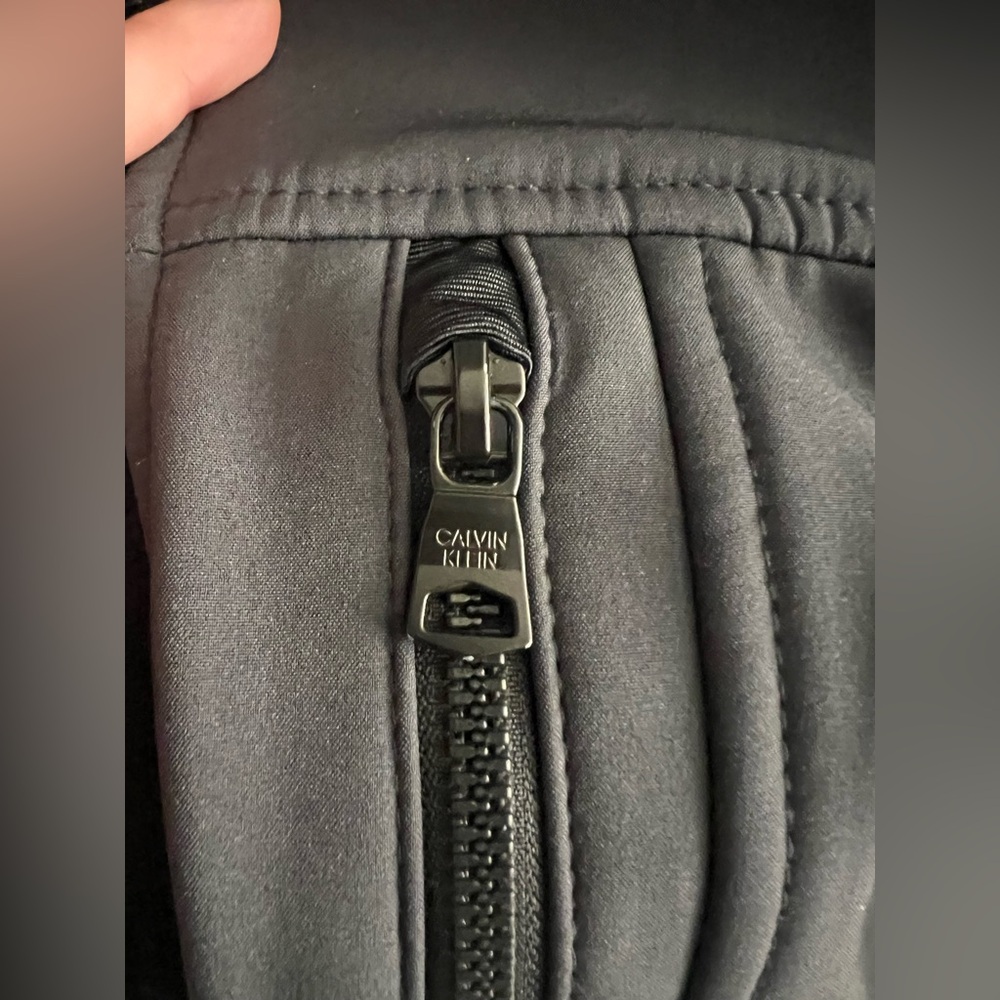 Calvin Klein Men's Gray / Black Softshell Jacket Coat - Picture 8 of 15